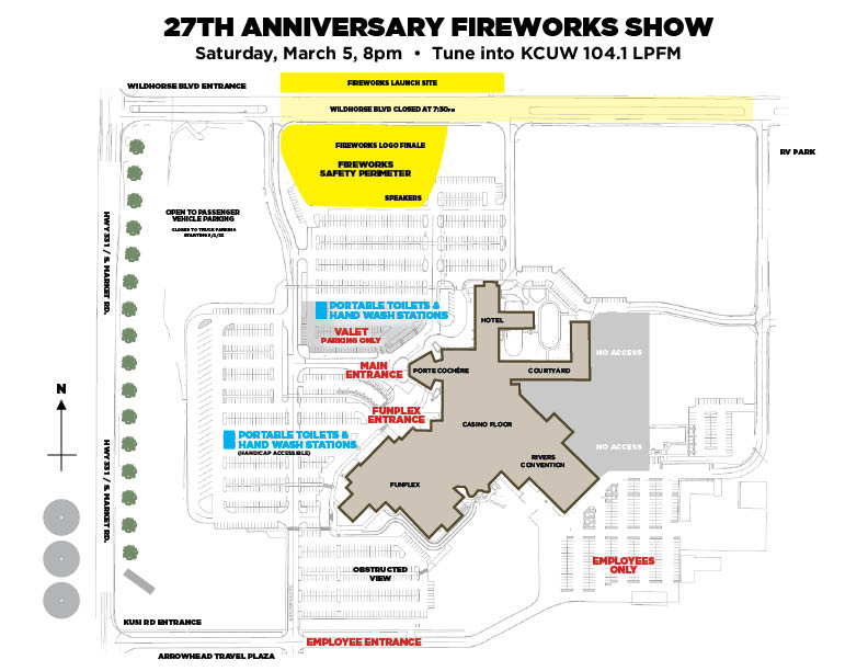 2022 Fireworks Map