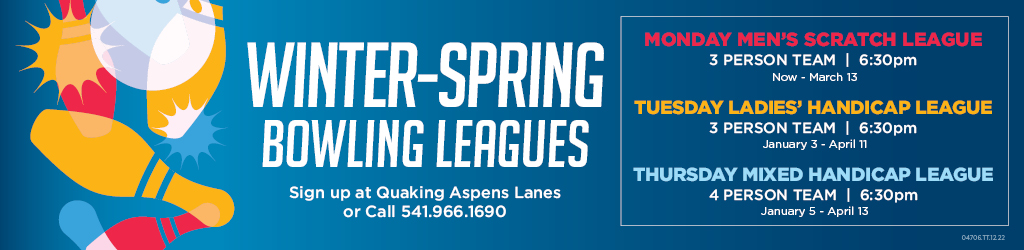 Winter Spring Bowling Leagues Banner