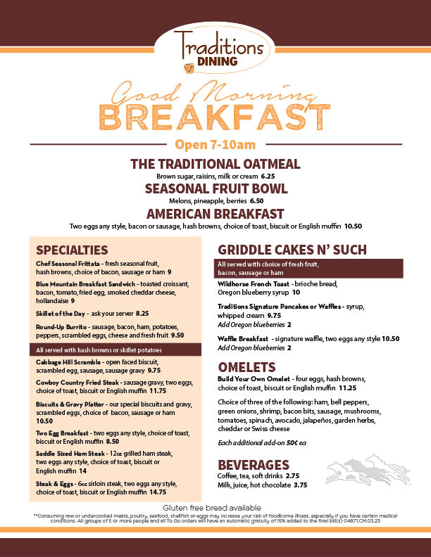 Traditions Breakfast Menu 3-23