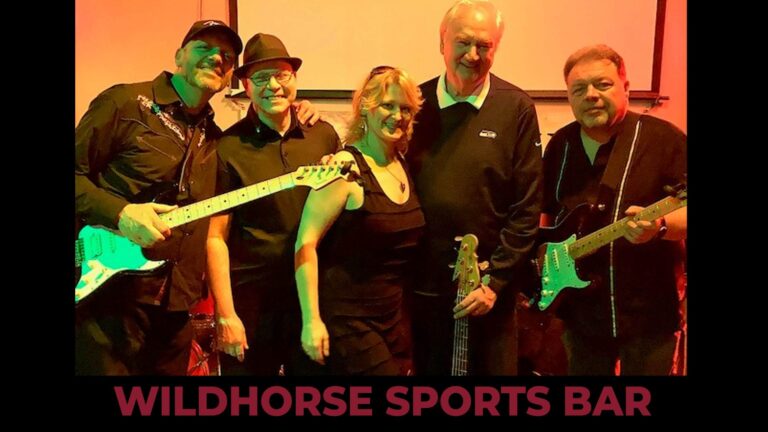 Raucous Band playing your favorite music at Wildhorse Sports Bar