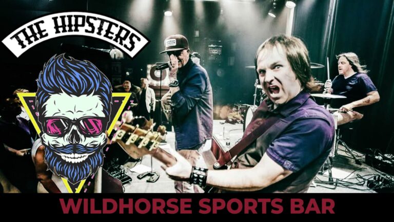 The Hipsters Band playing live music at Wildhorse Sports Bar
