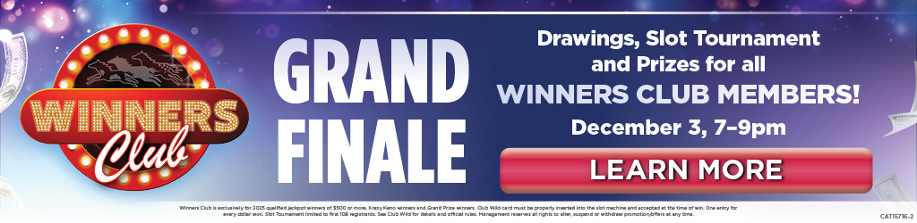 Club Wild Winners Club December 3