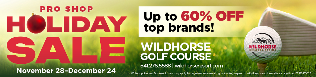 Wildhorse Golf Pro Shop Holiday Sale