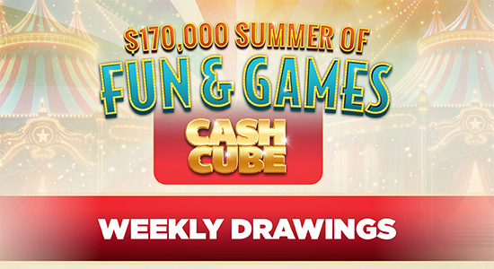 Cash Cube Promo weekly